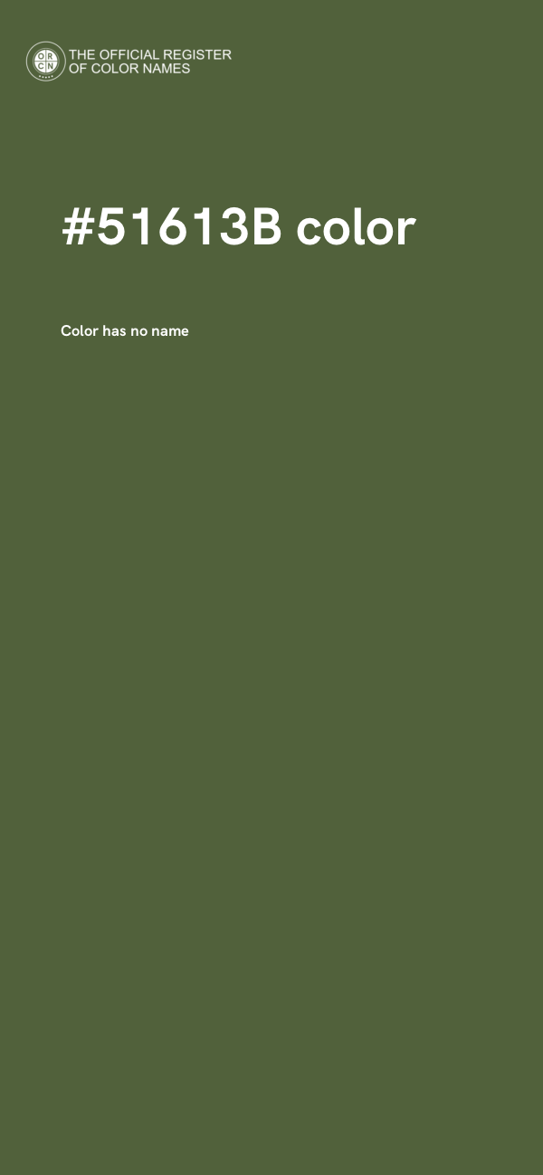 #51613B color image