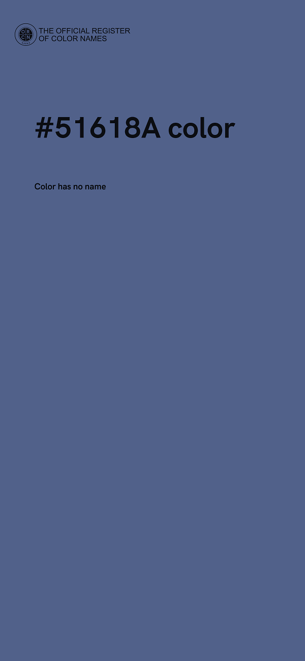 #51618A color image