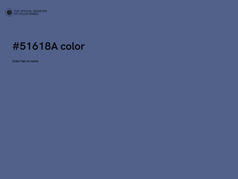 #51618A color image