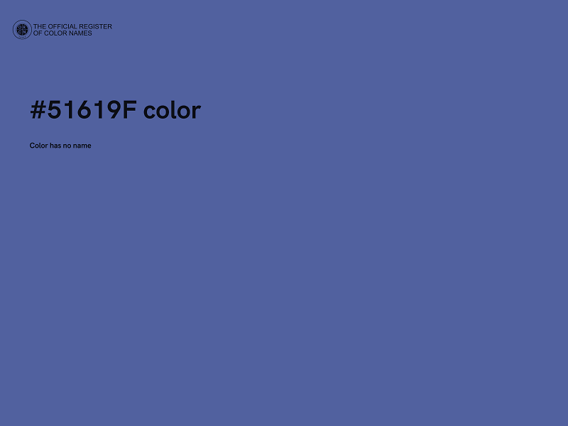 #51619F color image
