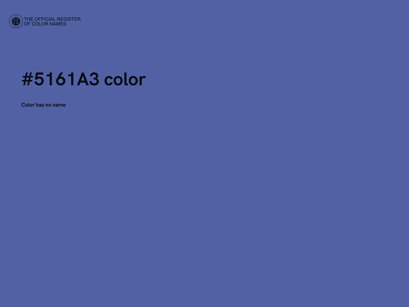 #5161A3 color image