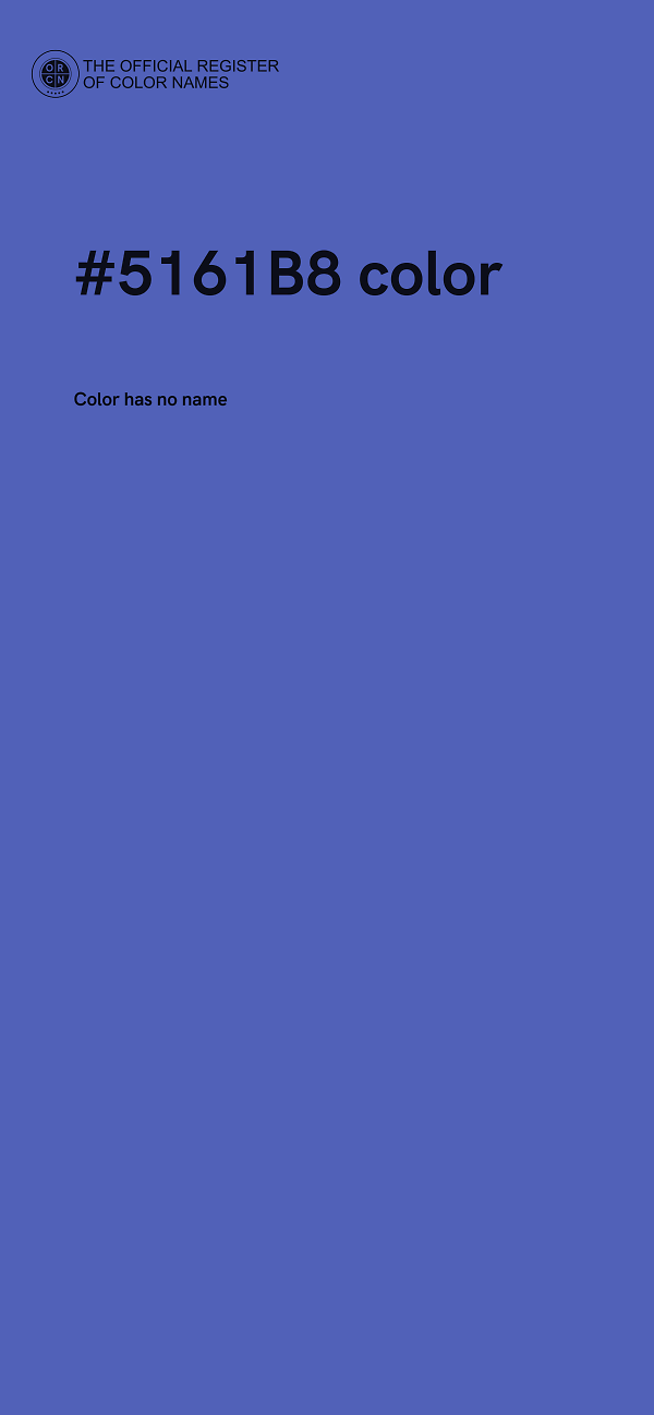 #5161B8 color image