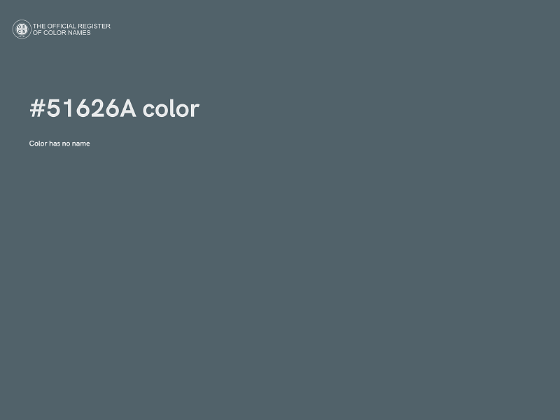 #51626A color image