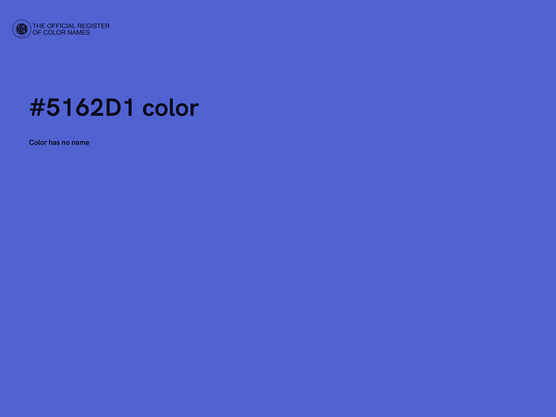 #5162D1 color image