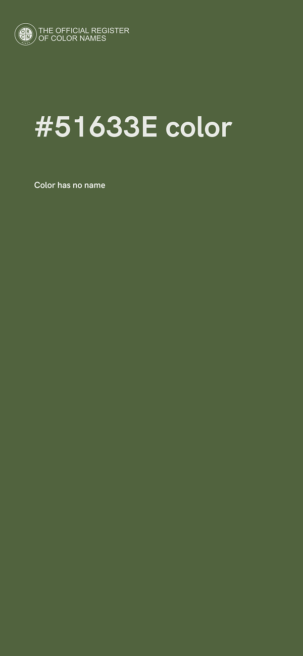 #51633E color image