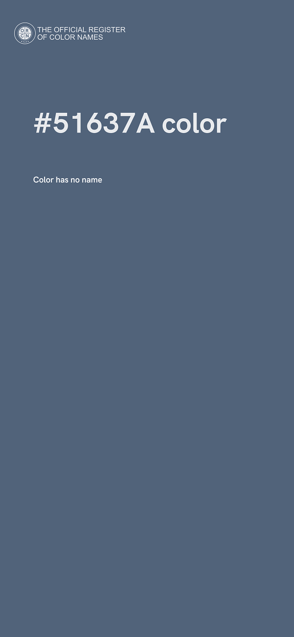 #51637A color image