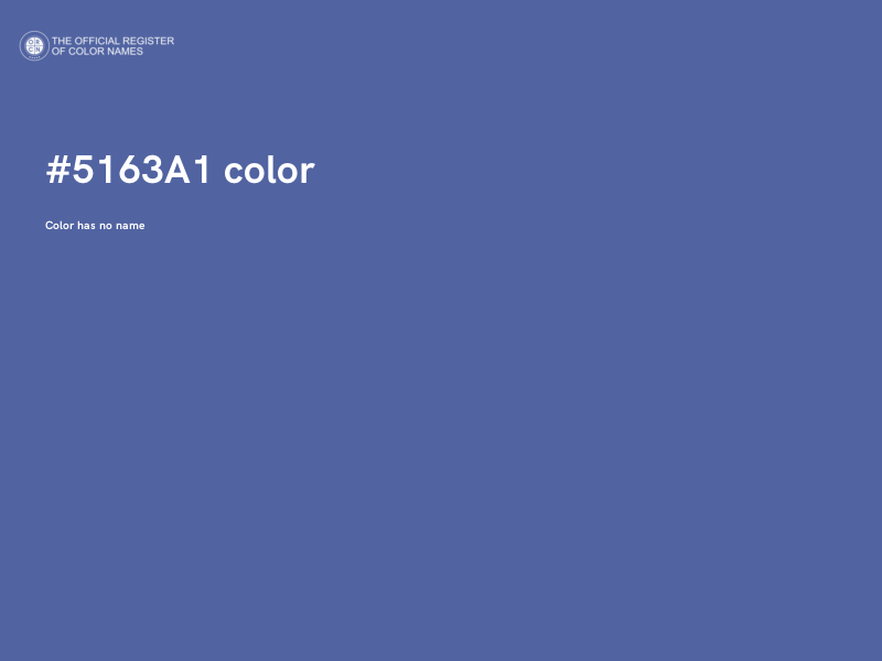 #5163A1 color image