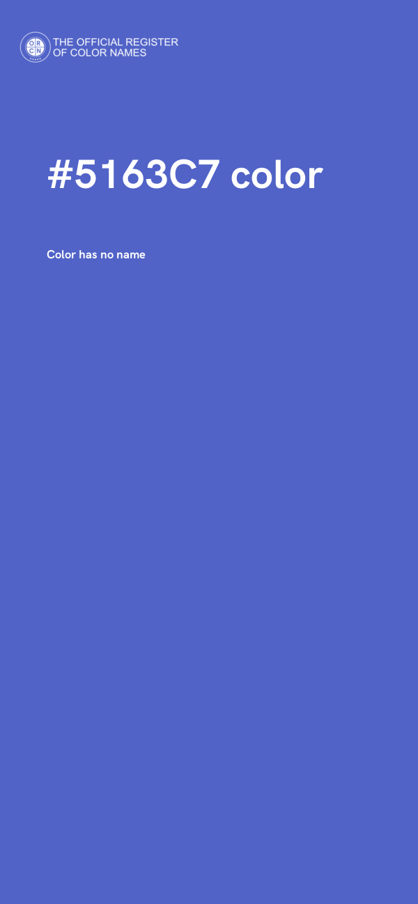 #5163C7 color image