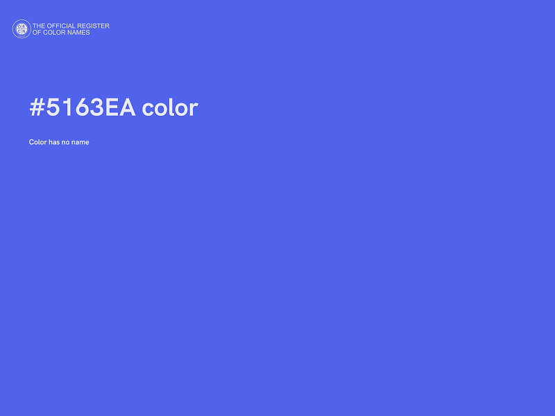 #5163EA color image
