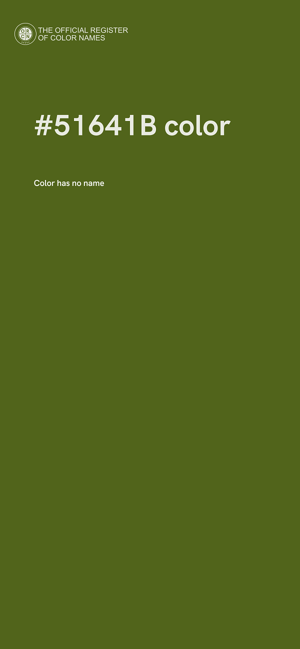 #51641B color image