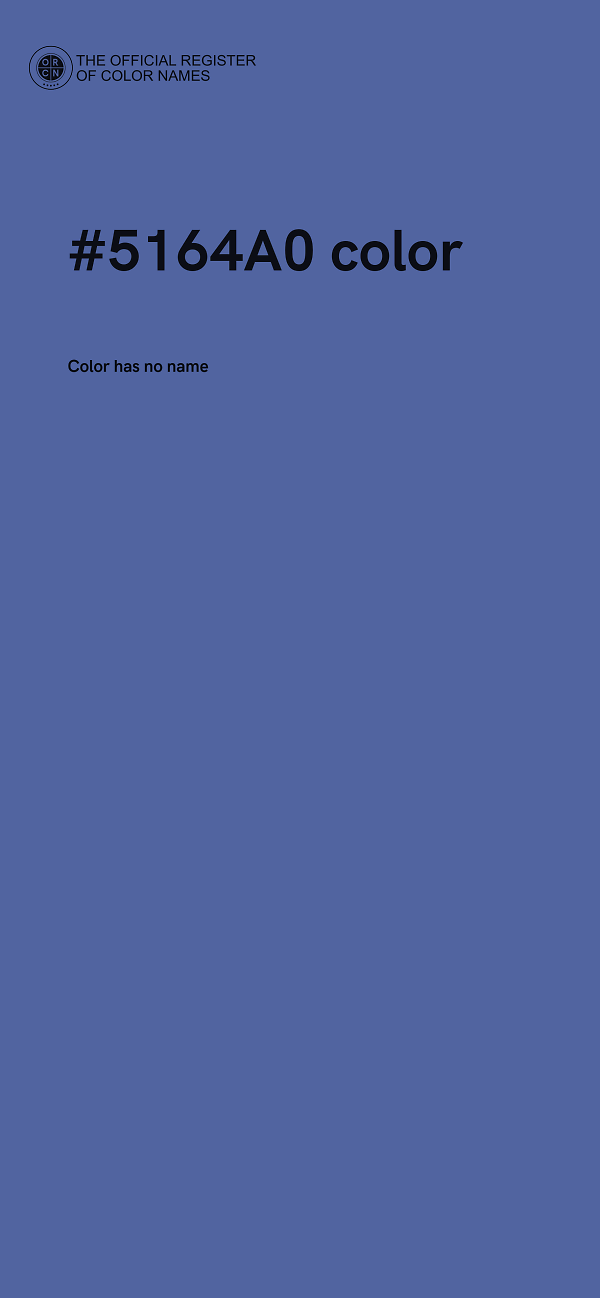 #5164A0 color image