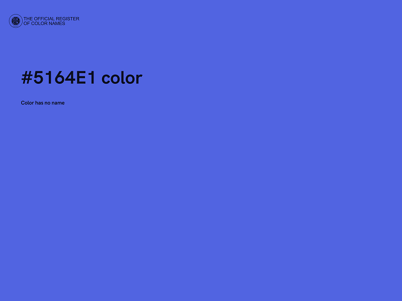 #5164E1 color image