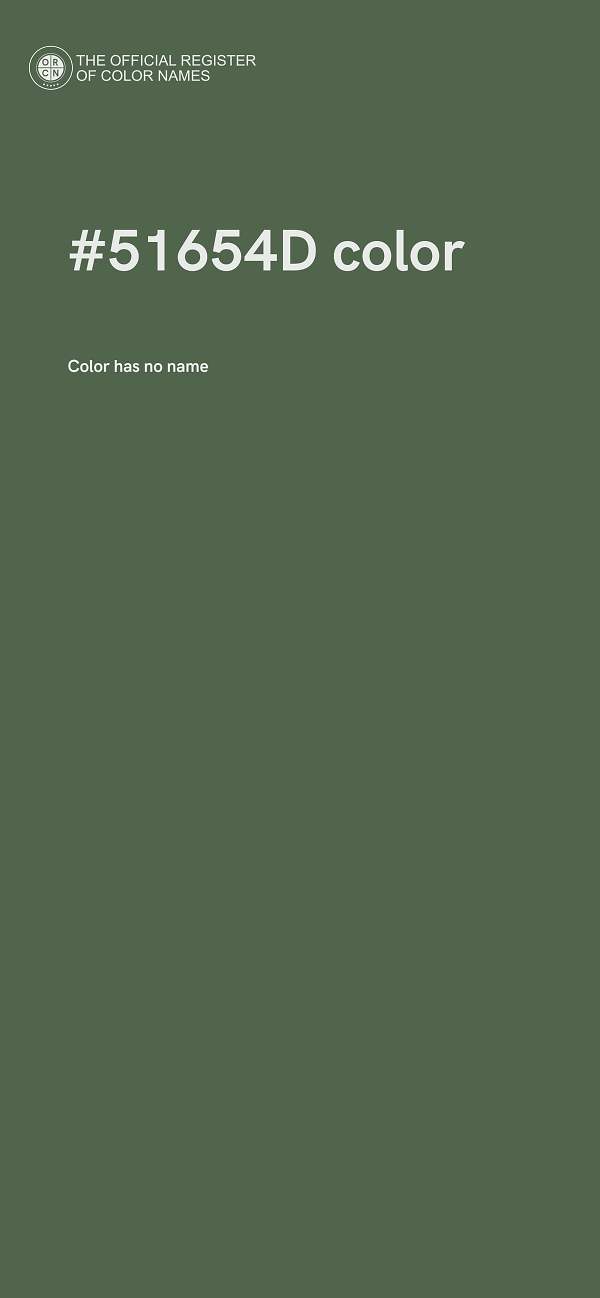 #51654D color image