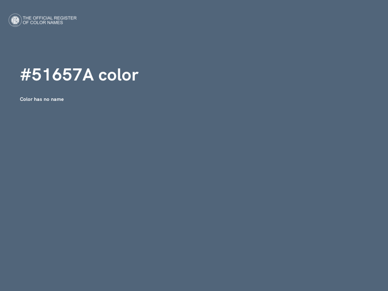 #51657A color image