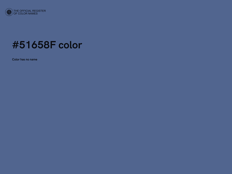 #51658F color image