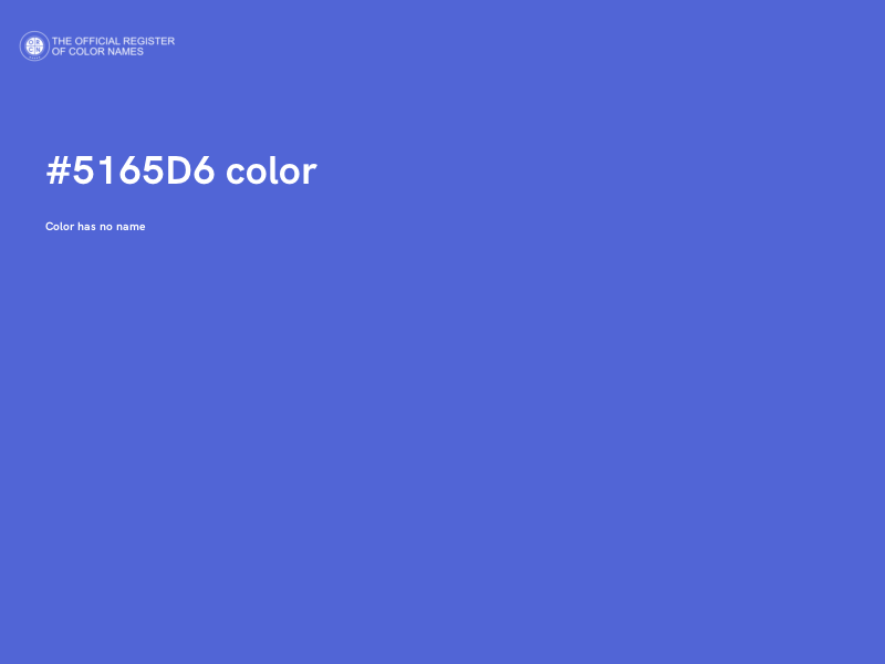 #5165D6 color image