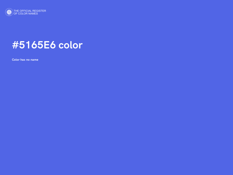 #5165E6 color image