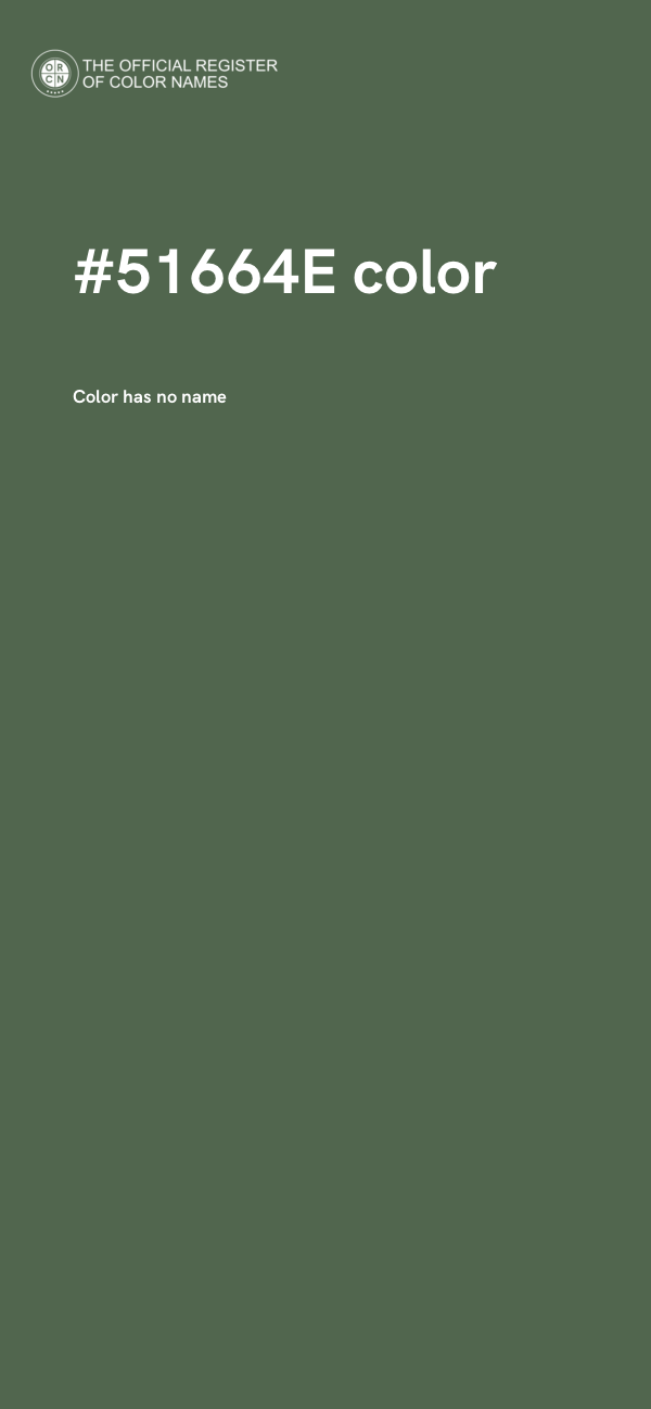 #51664E color image