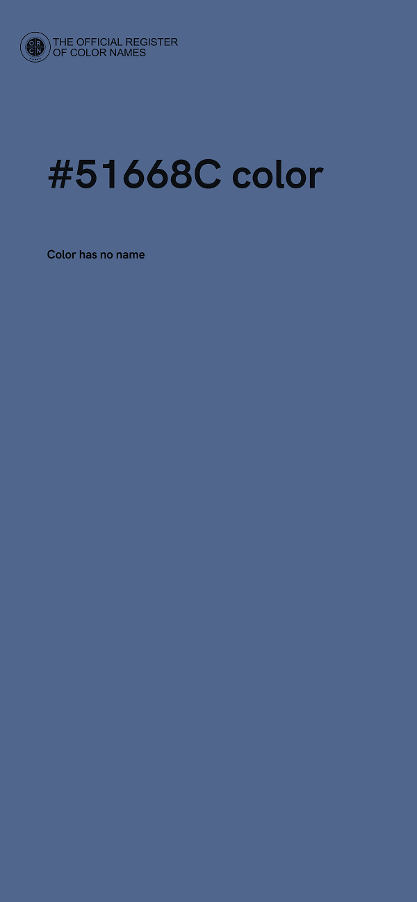 #51668C color image