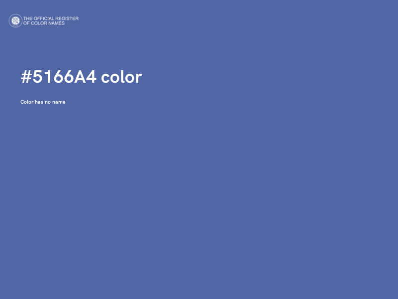 #5166A4 color image