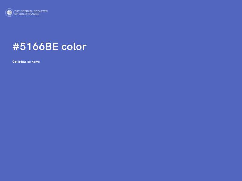 #5166BE color image