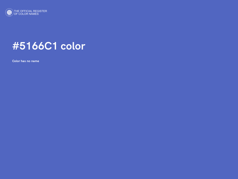 #5166C1 color image