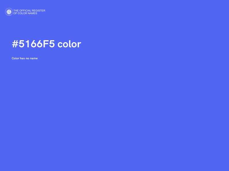 #5166F5 color image
