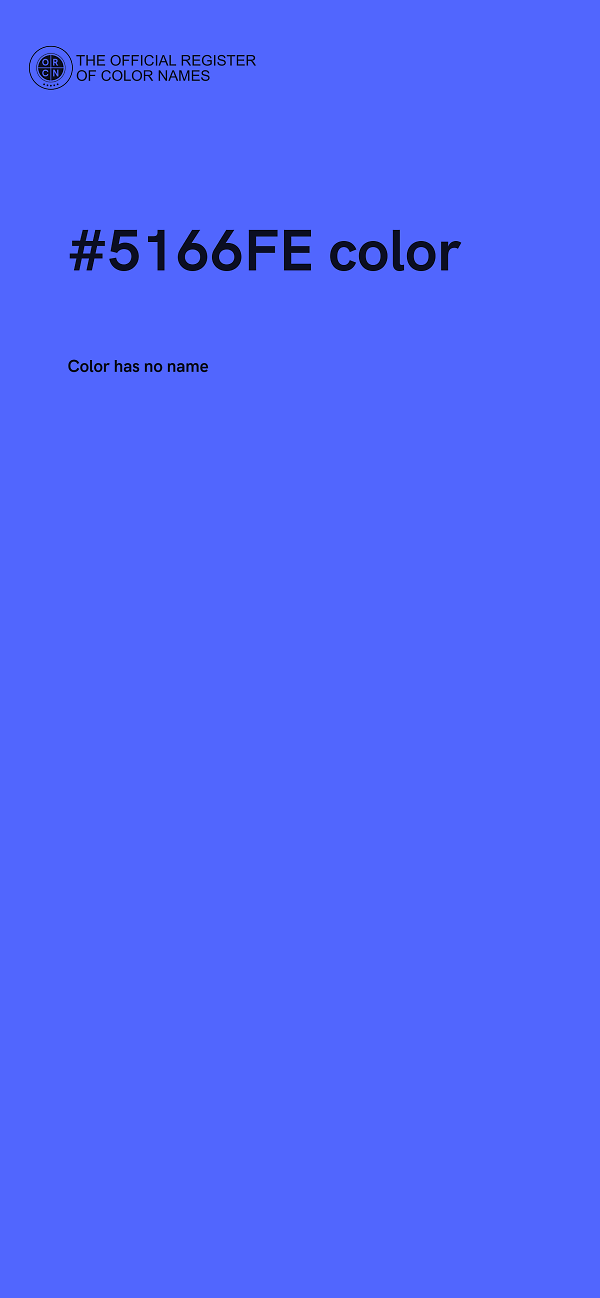 #5166FE color image