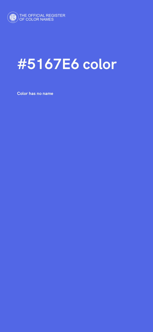 #5167E6 color image