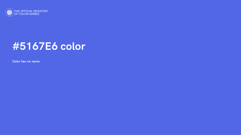 #5167E6 color image
