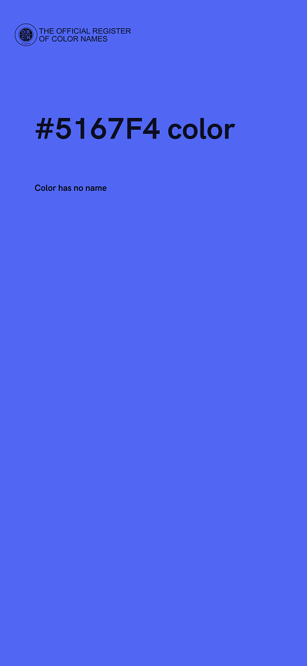 #5167F4 color image