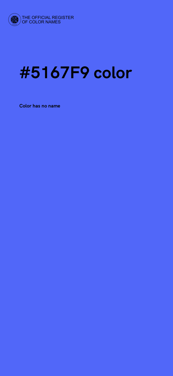 #5167F9 color image