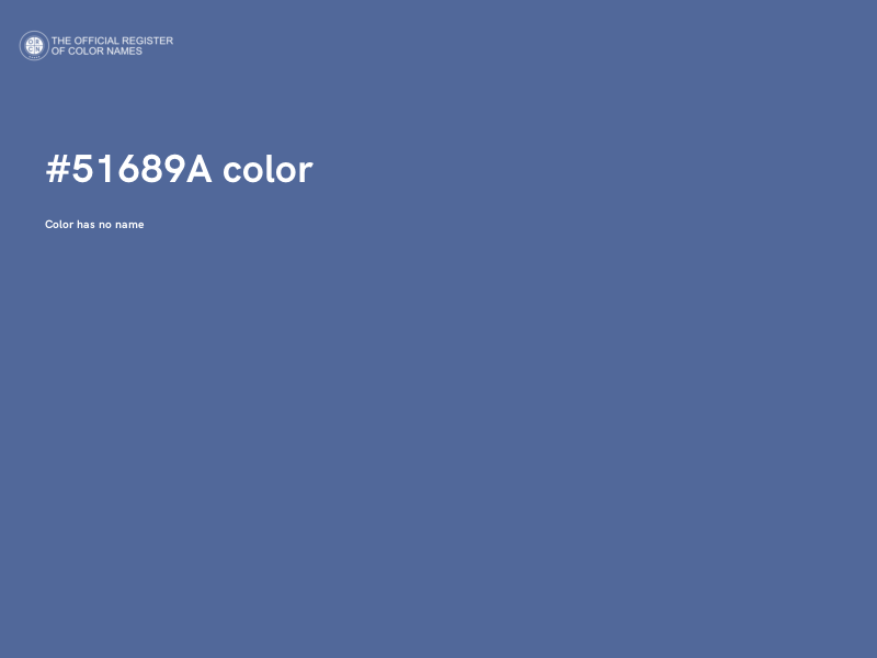 #51689A color image