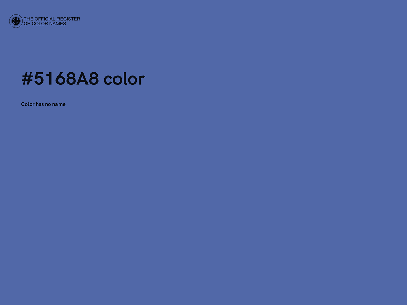 #5168A8 color image