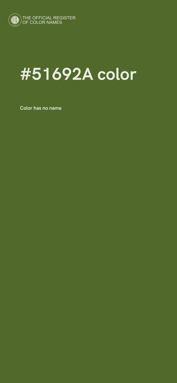 #51692A color image