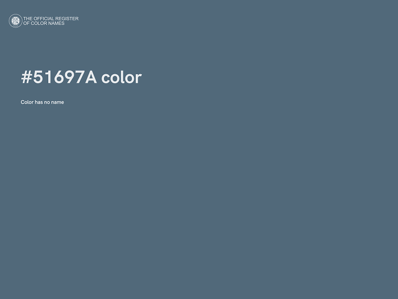 #51697A color image