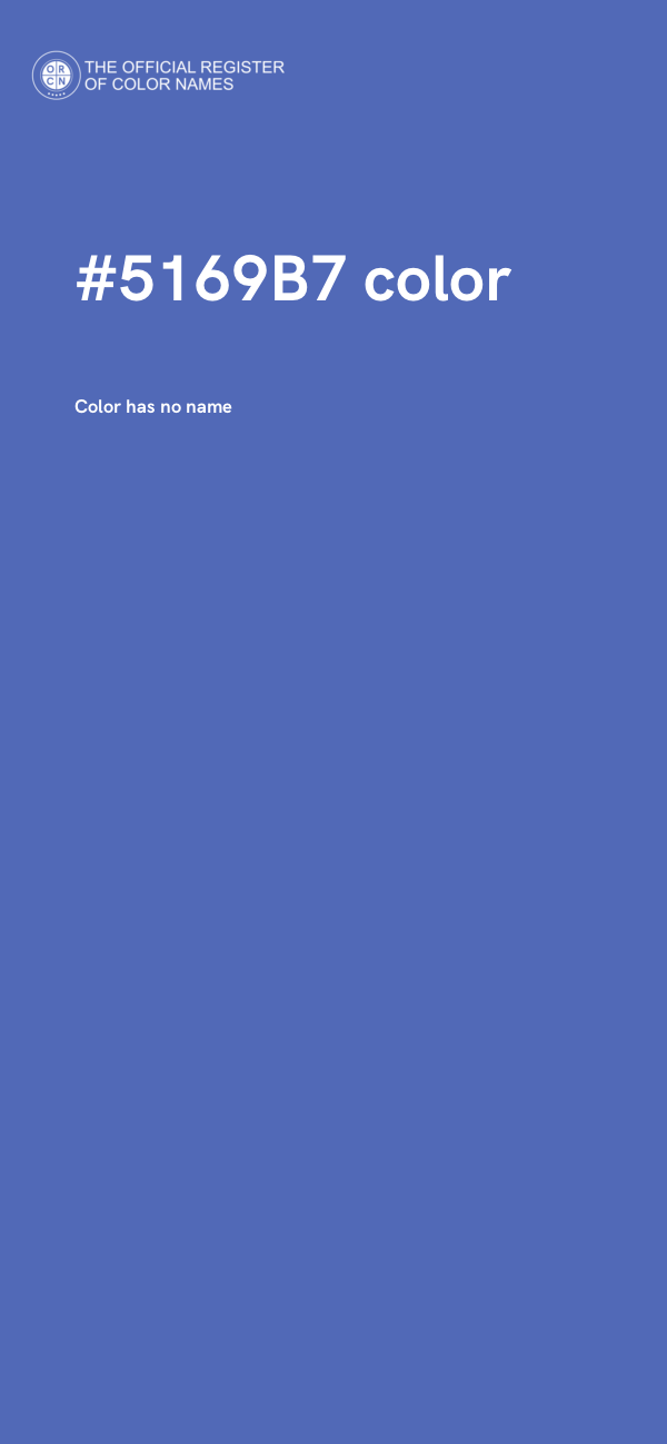 #5169B7 color image