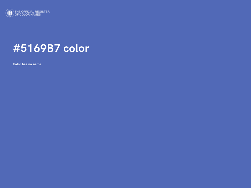 #5169B7 color image