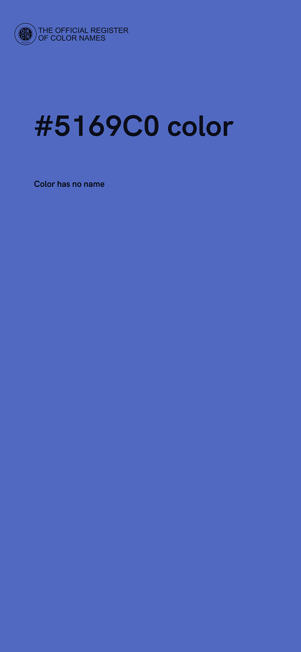 #5169C0 color image