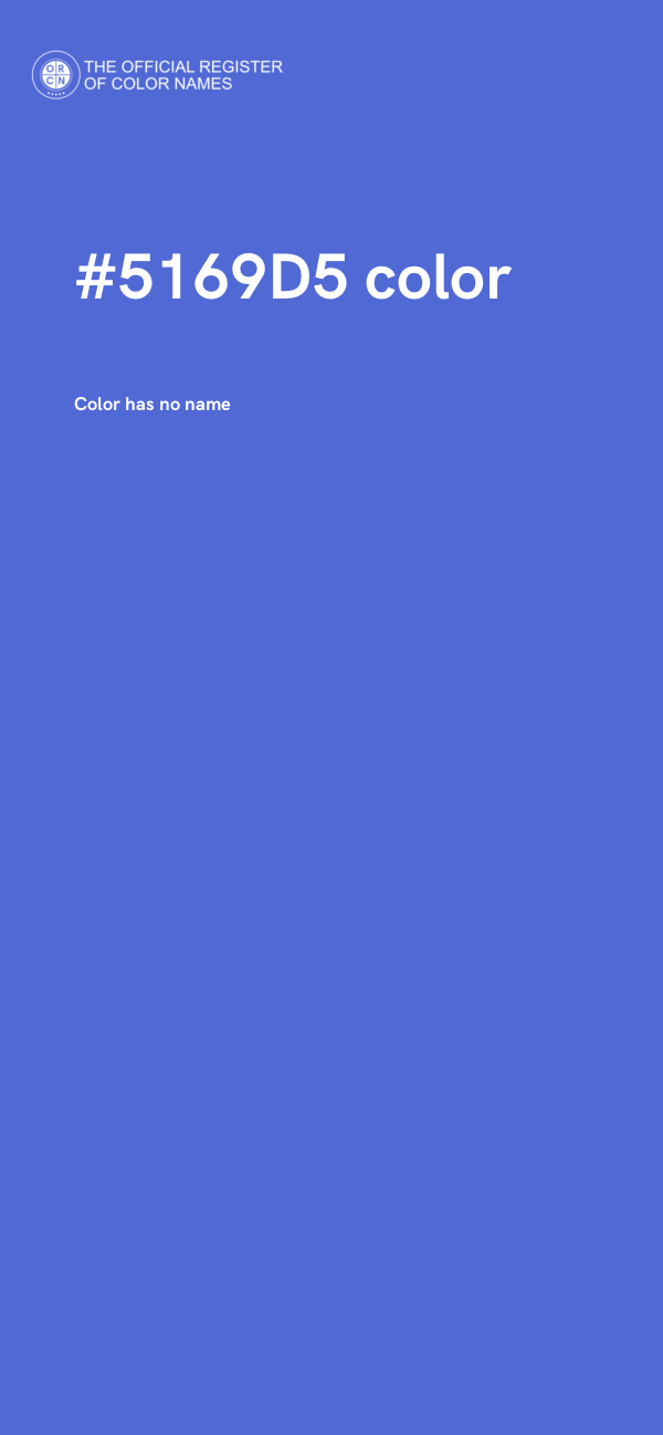 #5169D5 color image