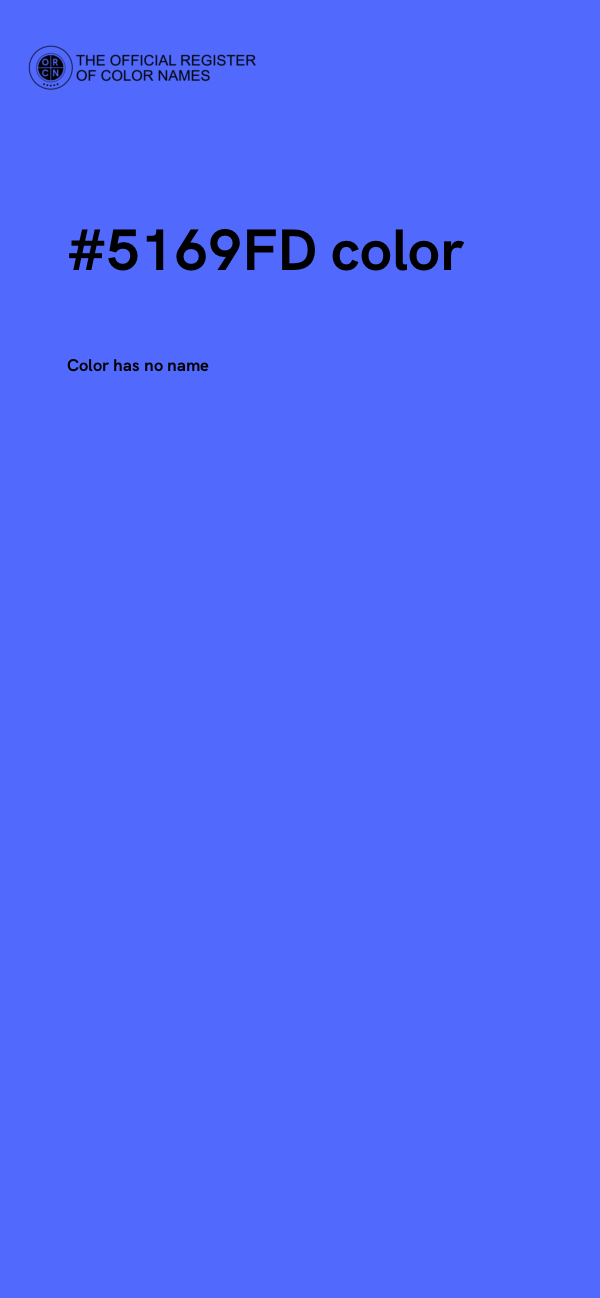 #5169FD color image