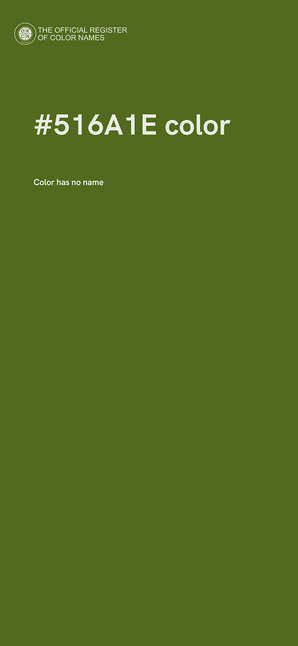 #516A1E color image