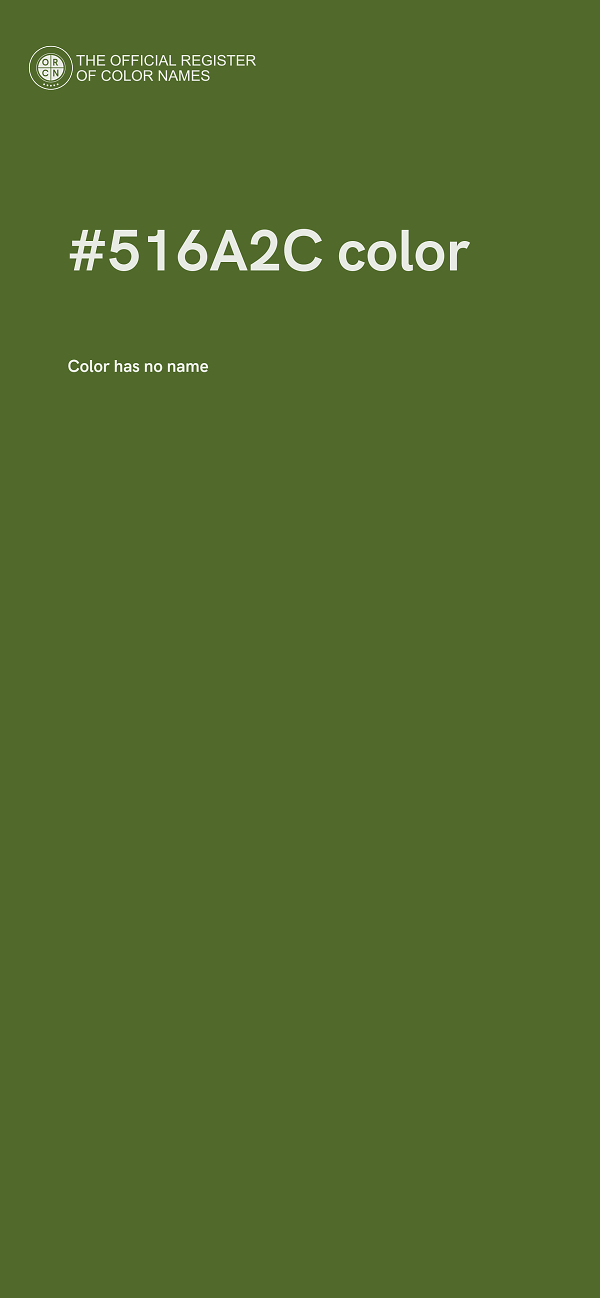 #516A2C color image