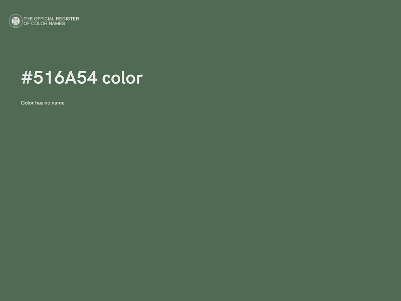 #516A54 color image