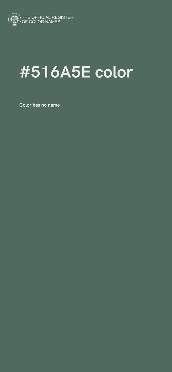 #516A5E color image
