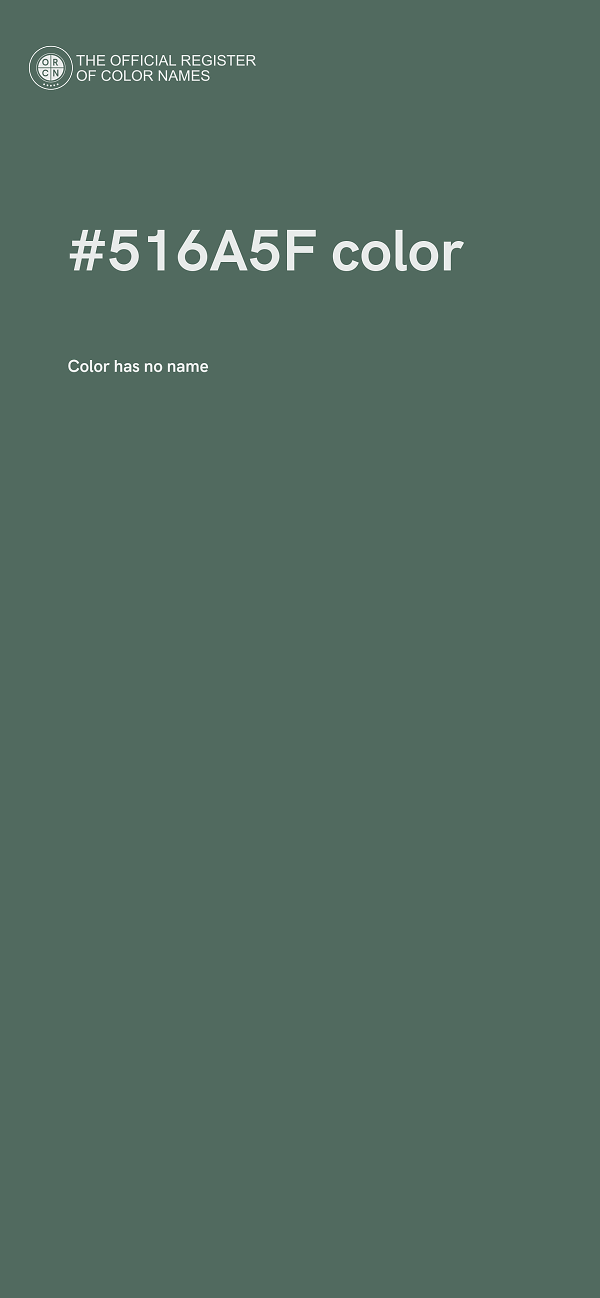 #516A5F color image