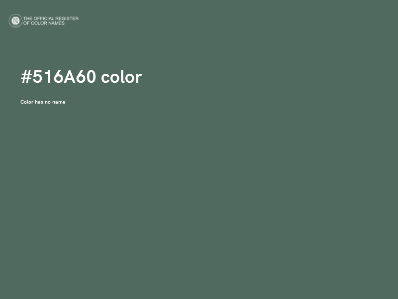 #516A60 color image