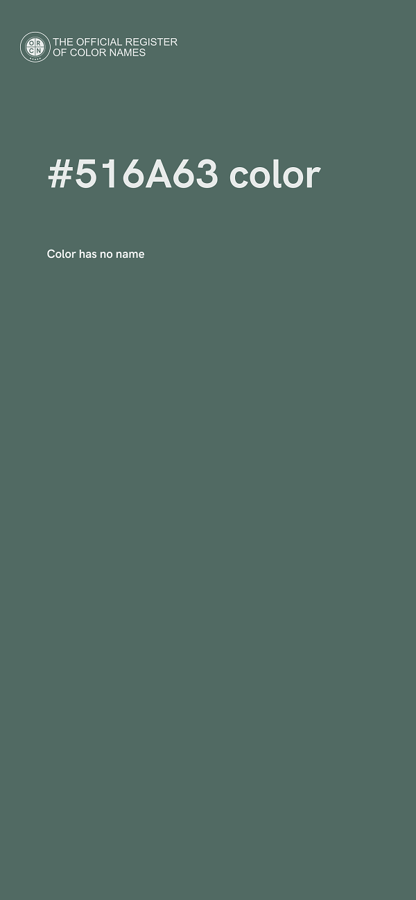 #516A63 color image