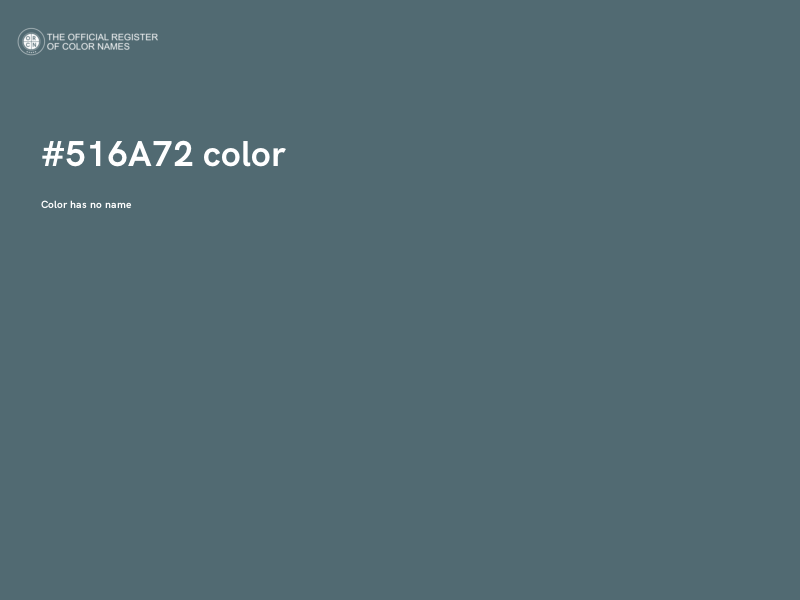 #516A72 color image