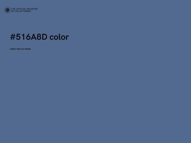 #516A8D color image